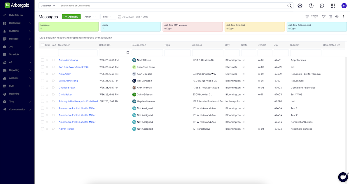 Arborgold screenshot