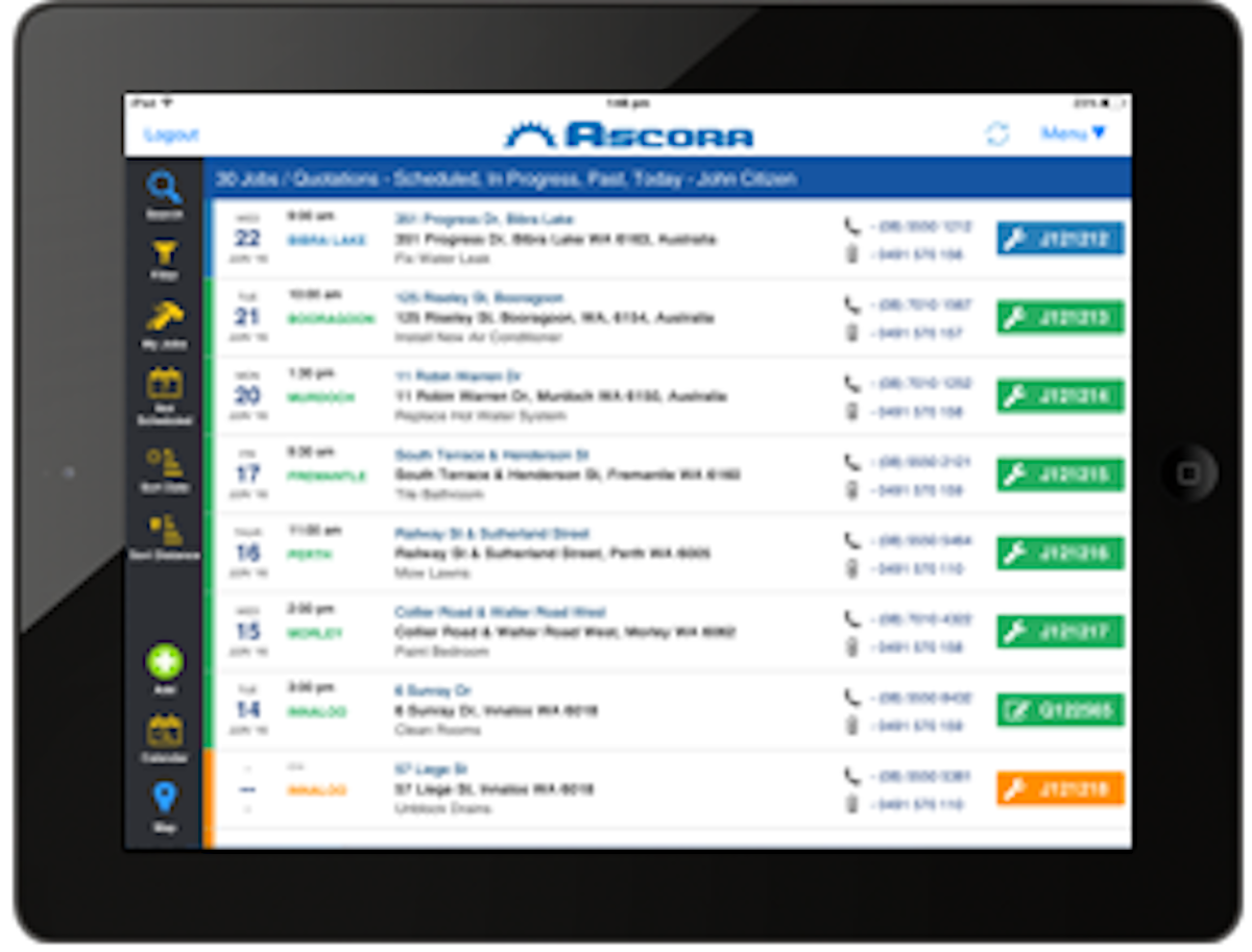 Ascora screenshot