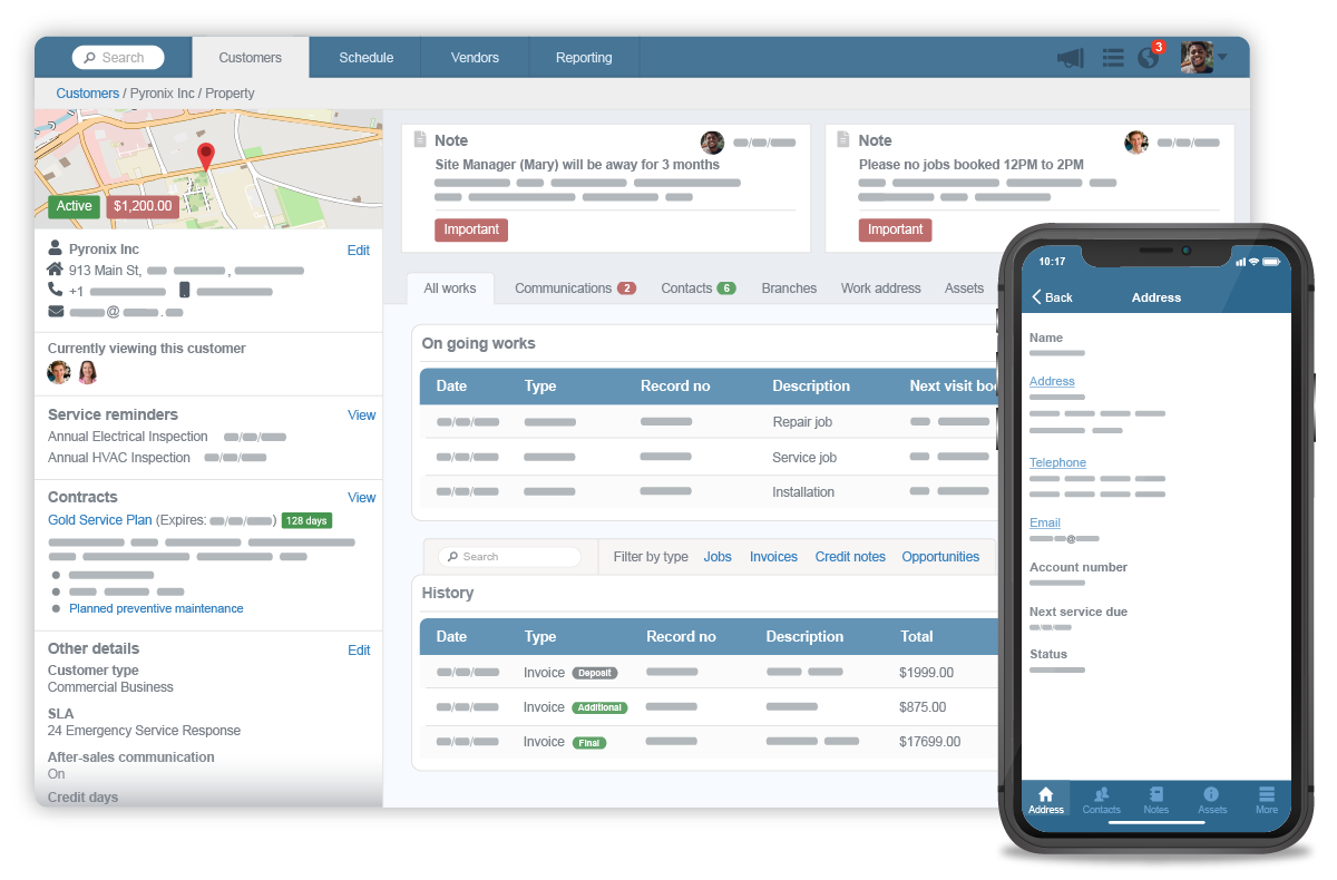 Commusoft screenshot