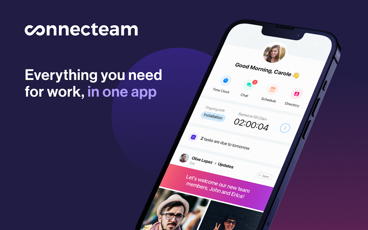 Connecteam screenshot