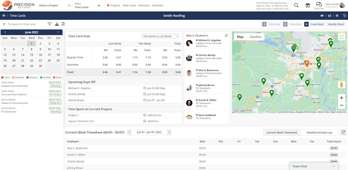 Contractor Foreman screenshot