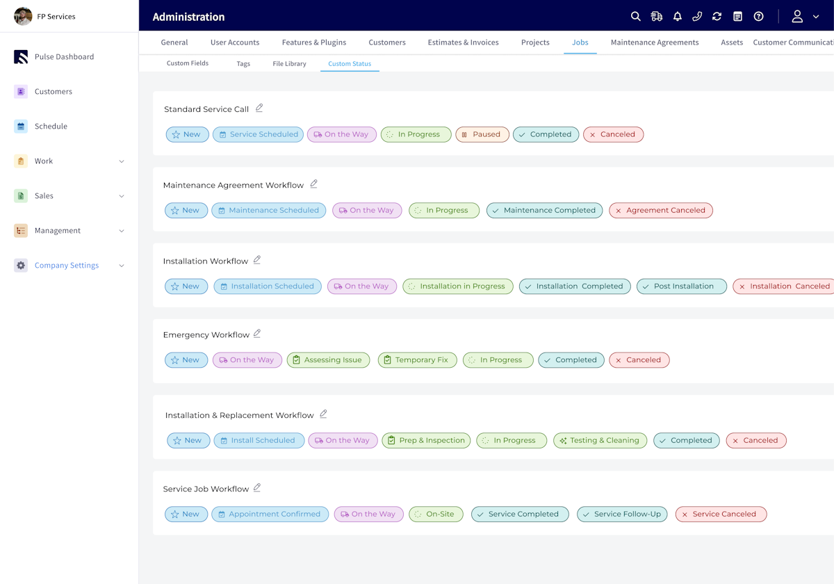 FieldPulse screenshot