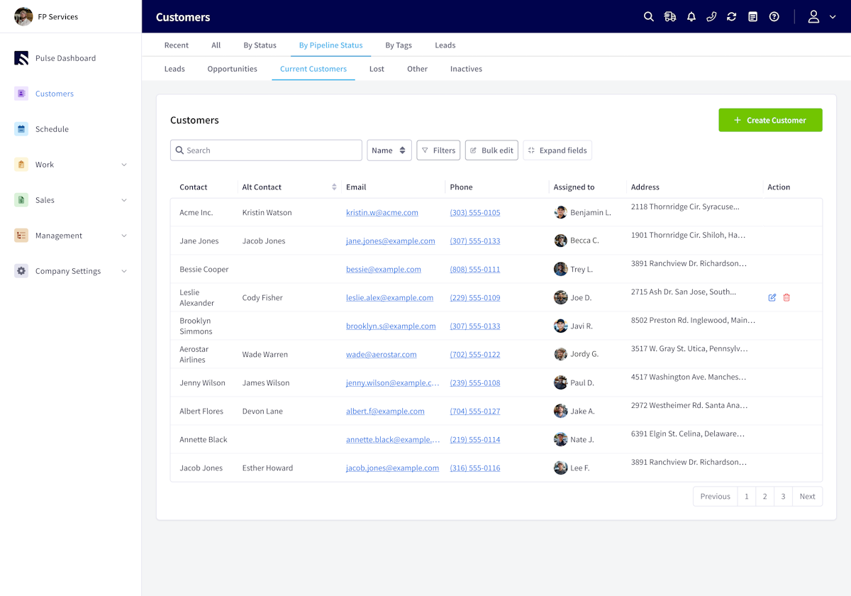 FieldPulse screenshot