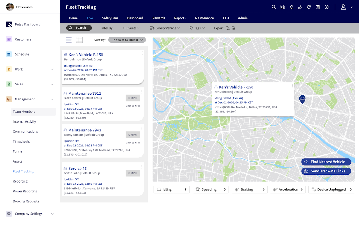 FieldPulse screenshot