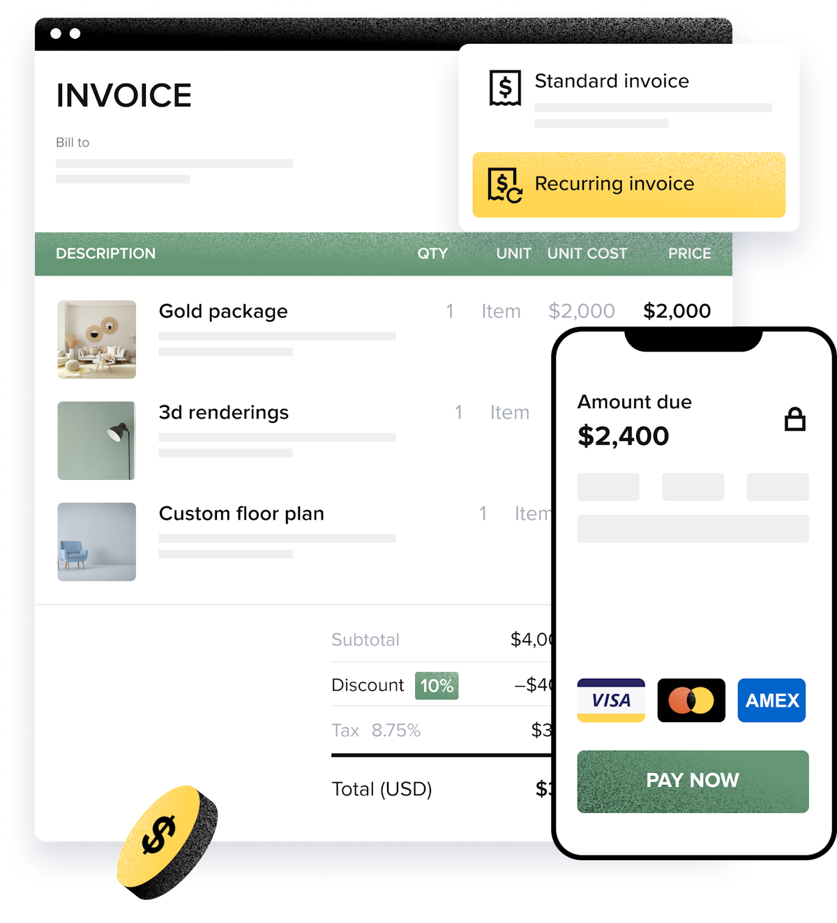 HoneyBook screenshot