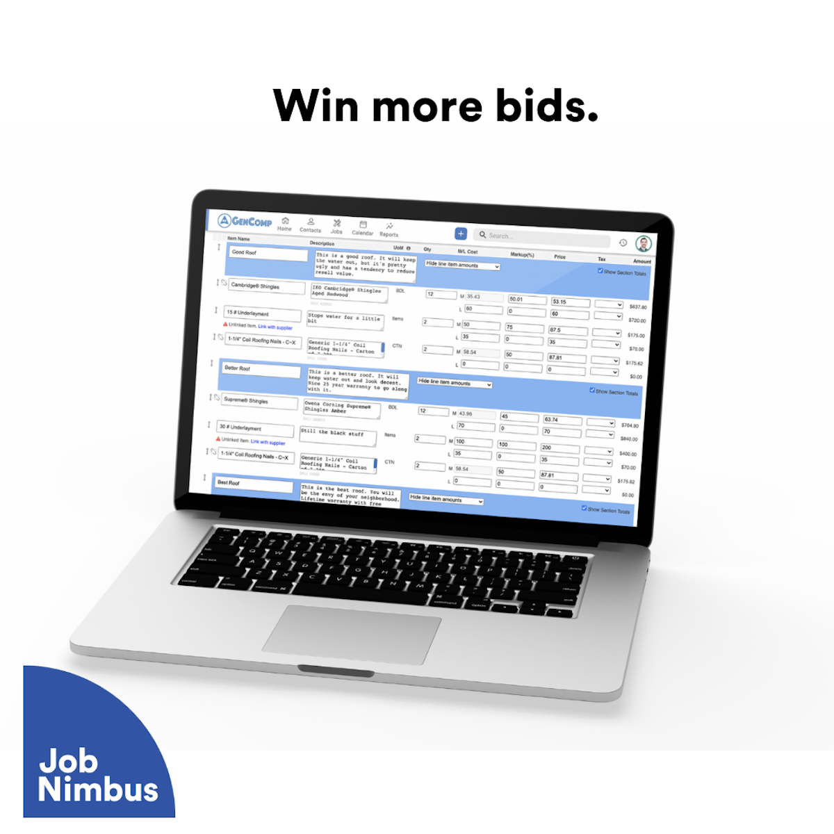 JobNimbus screenshot