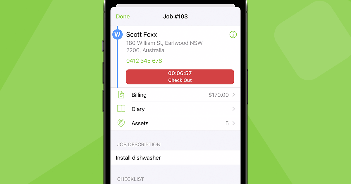 ServiceM8 screenshot
