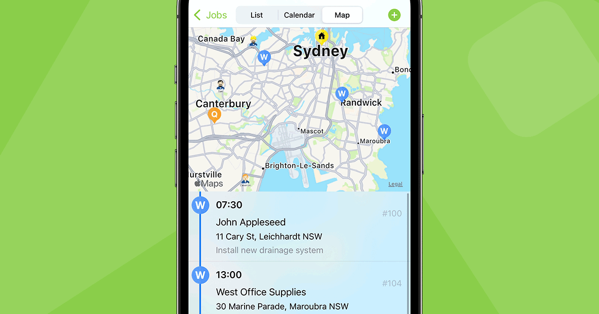 ServiceM8 screenshot