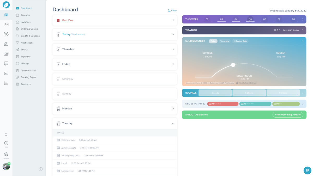 Sprout Studio screenshot
